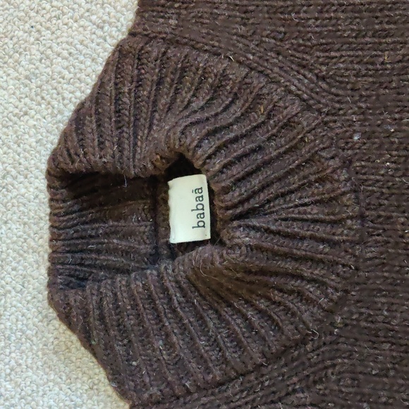 Babaa Jumper no 15 in color Earth, wool - Picture 9 of 12